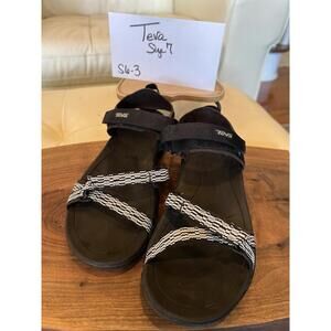 Teva Sport Sandals Women Size 7 Black Hiking Trail Outdoor Sandals